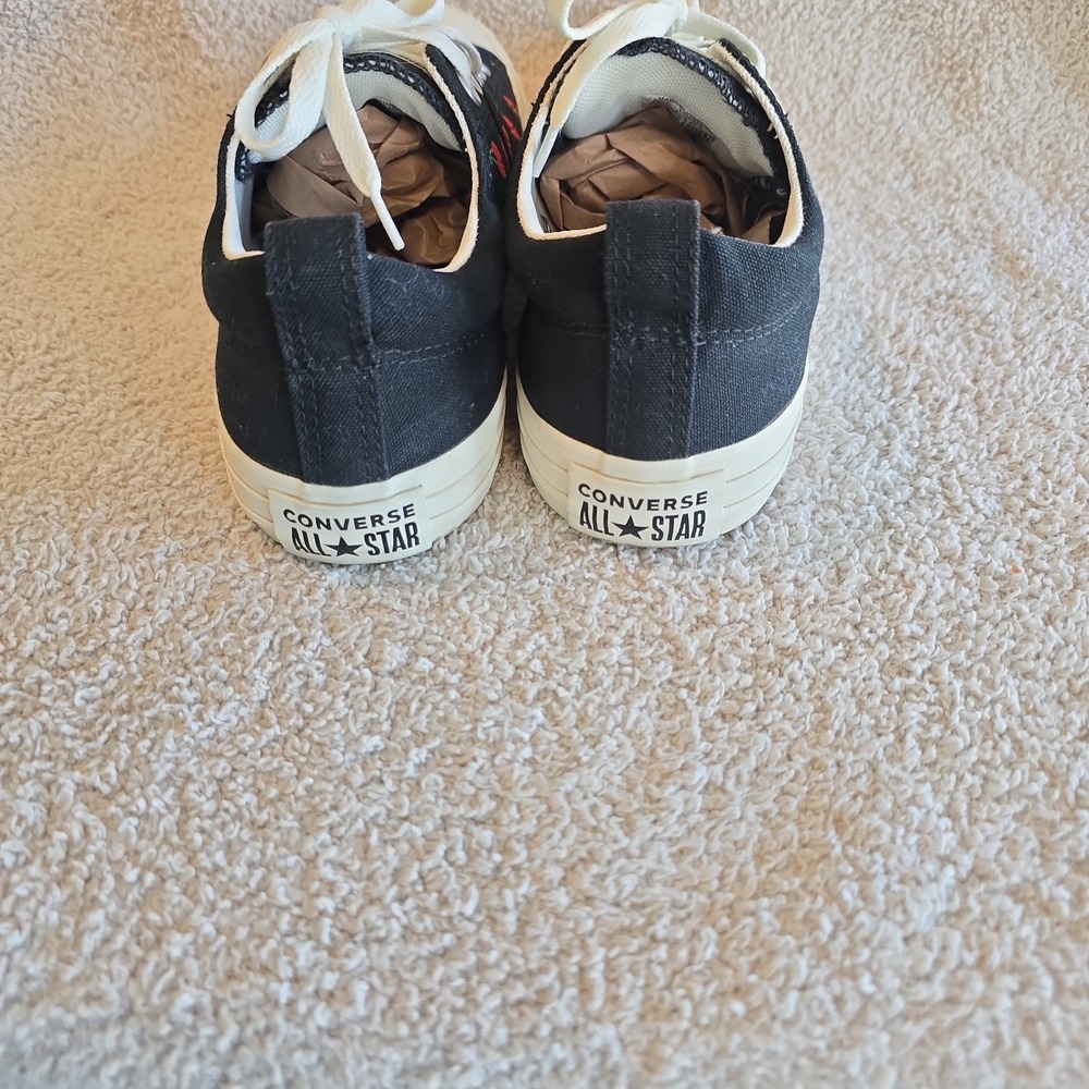 Converse All Star Madison All-over Embroidered Cherries Low Women's Shoes Sz 11 - Picture 7 of 13